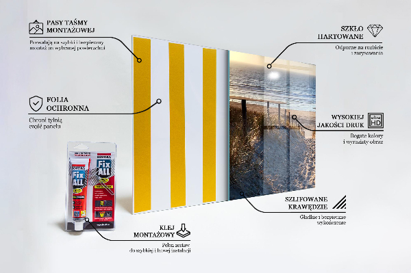 Spatscherm keuken glas Duinen aan de Oostzee