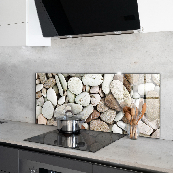 Keuken achterwand glas Rotsachtig strand