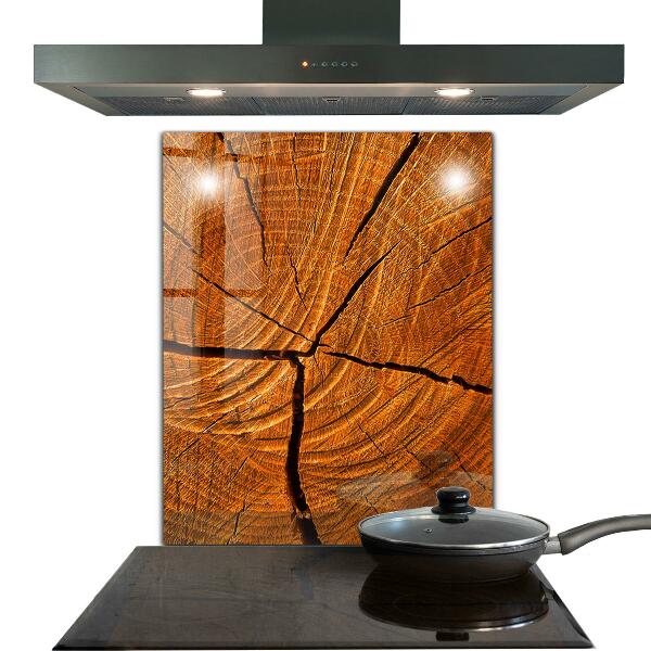 Foto achterwand keuken Stamstructuur