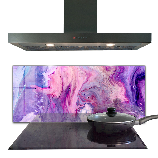 Achterwand keuken Roze abstractie