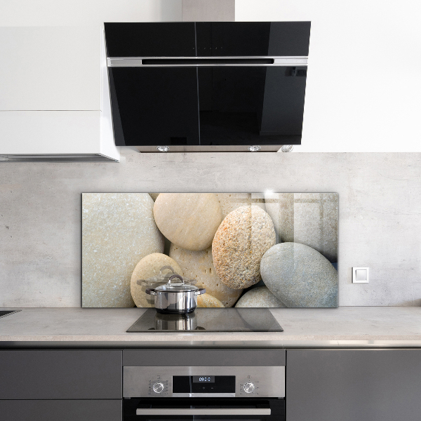 Keuken achterwand glas Rotsachtig strand