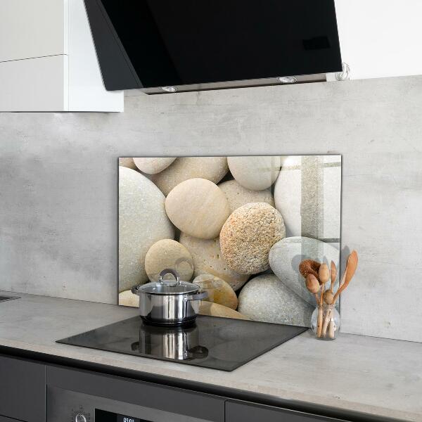 Keuken achterwand glas Rotsachtig strand