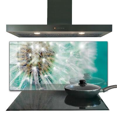 Spatplaat keuken Paardenbloem in de windplant