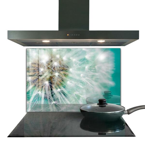 Spatplaat keuken Paardenbloem in de windplant