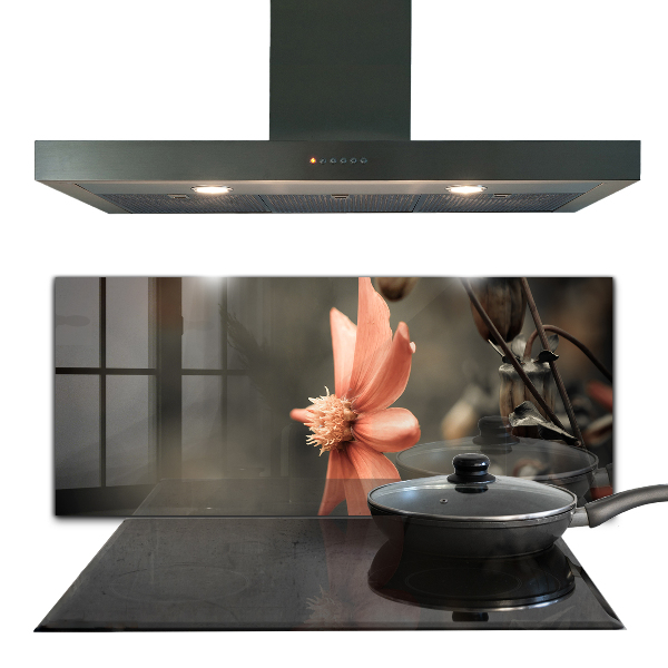 Achterwand keuken Vintage bloemknop