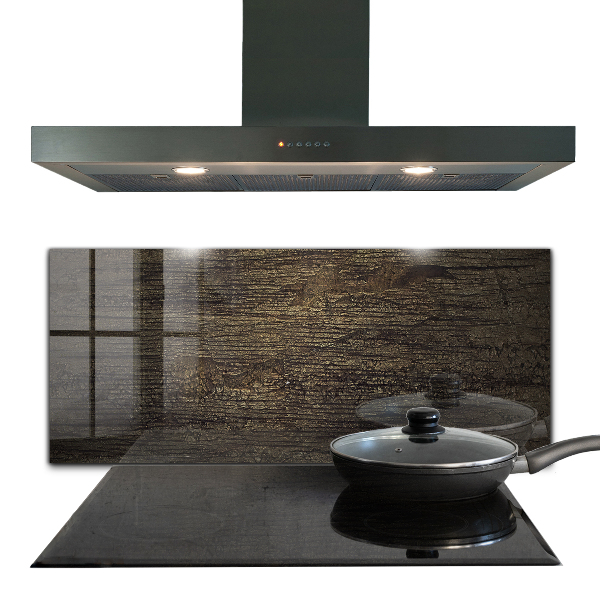 Spatplaat keuken Retro houtstructuur