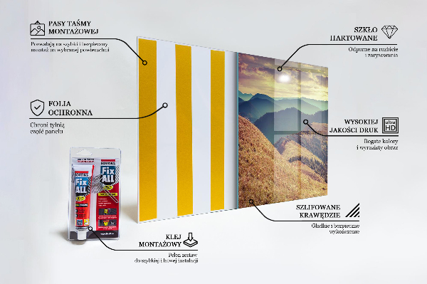 Achterwand keuken Berglandschap in de herfst