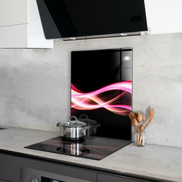 Spatscherm keuken glas Moderne Abstracte Vibratie