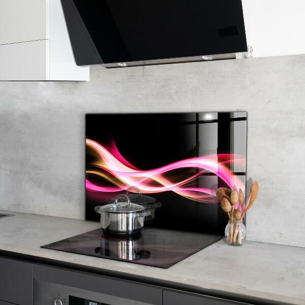 Spatscherm keuken glas Moderne Abstracte Vibratie