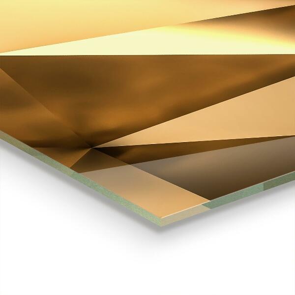 Keuken achterwand glas Metaalachtige geometrische textuur