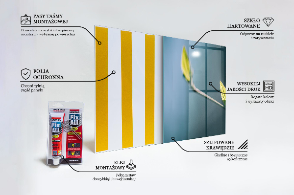 Spatplaat keuken Glanzend blad aan een tak