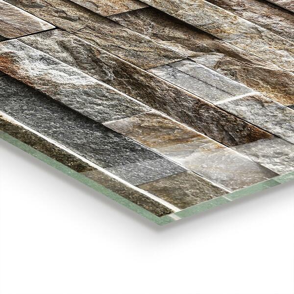 Spatplaat keuken Natuurstenen baksteen