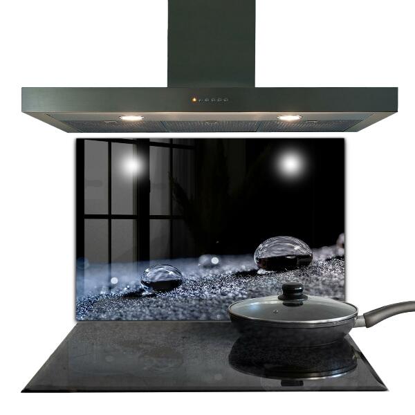 Keuken achterwand glas Een dauwdruppel in de ochtend