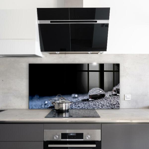 Keuken achterwand glas Een dauwdruppel in de ochtend