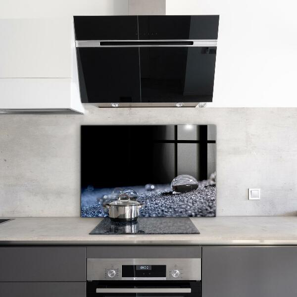 Keuken achterwand glas Een dauwdruppel in de ochtend