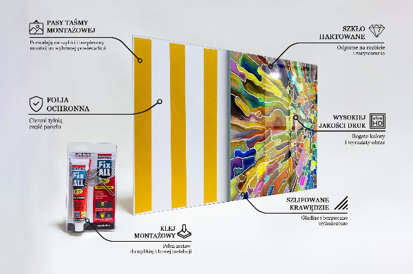 Achterwand keuken Fraai kleurrijk mozaïek