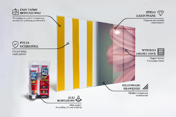 Spatplaat keuken Bloem Margaretka Gerbera
