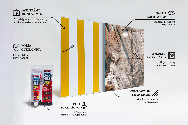 Spatscherm keuken glas Structuur van boomschors en stam