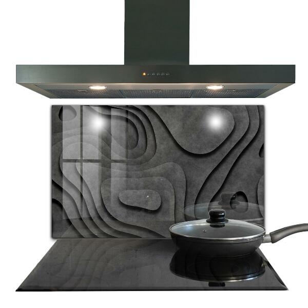 Achterwand keuken Abstracte grijze textuur