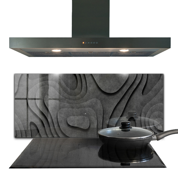 Achterwand keuken Abstracte grijze textuur