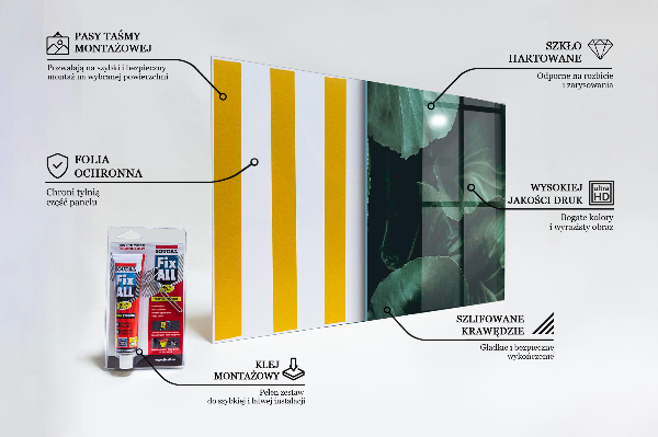 Achterwand keuken Donkergroene bladeren
