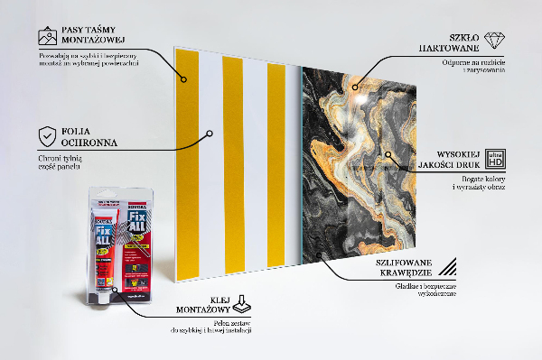 Spatplaat keuken Moderne marmerkunst