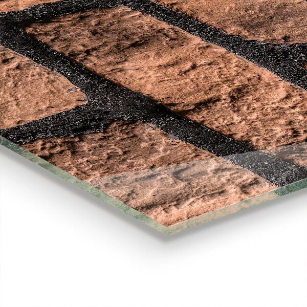 Foto achterwand keuken Natuurstenen muur