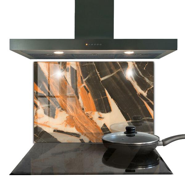 Spatscherm keuken glas Natuursteen samenstelling