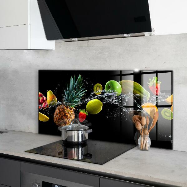 Keuken achterwand glas Sappige fruitcompositie