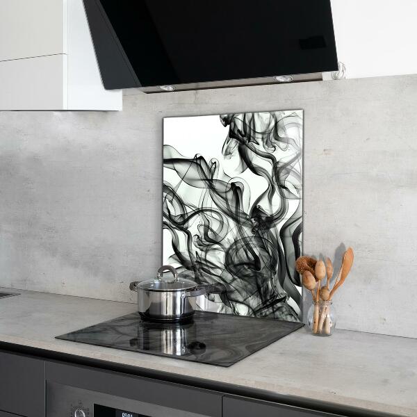 Keuken achterwand glas Abstracte rooklinten