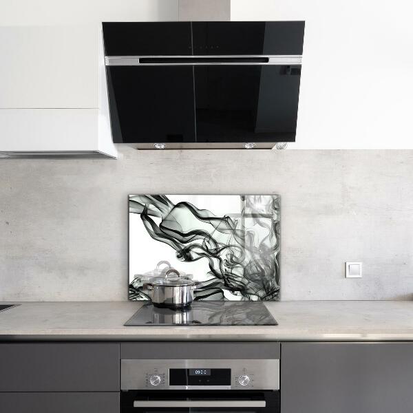 Keuken achterwand glas Abstracte rooklinten