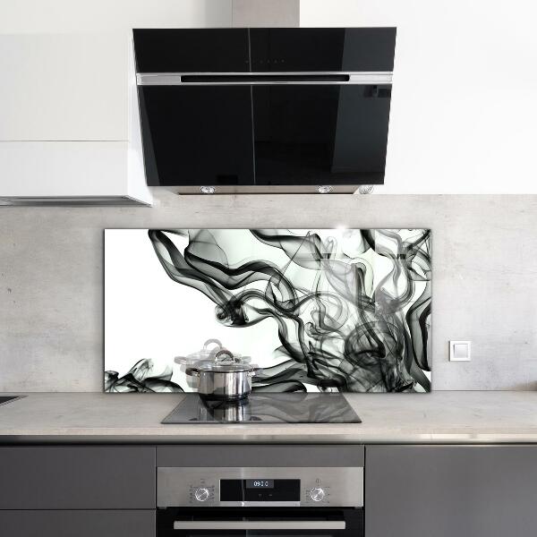 Keuken achterwand glas Abstracte rooklinten