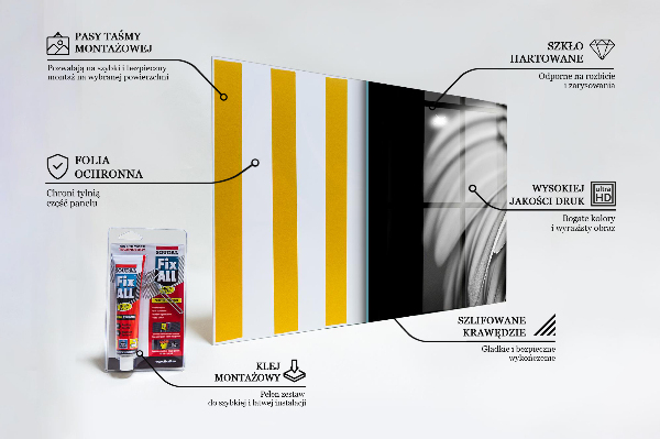 Spatplaat keuken Gerber zwart-witfoto