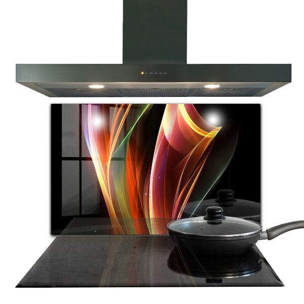 Achterwand keuken Abstractie van energiegolven