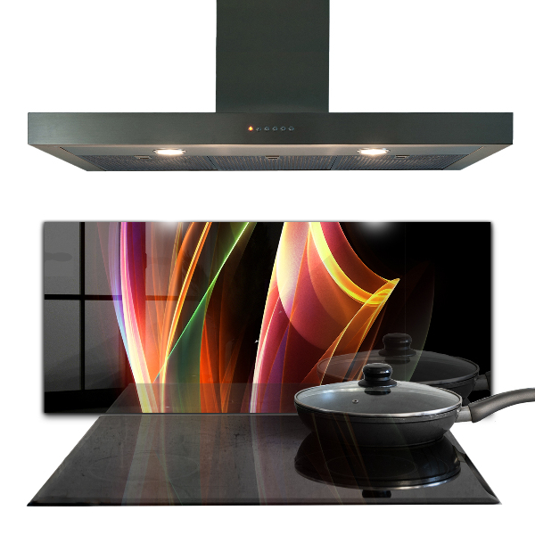 Achterwand keuken Abstractie van energiegolven