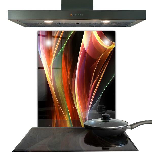 Achterwand keuken Abstractie van energiegolven