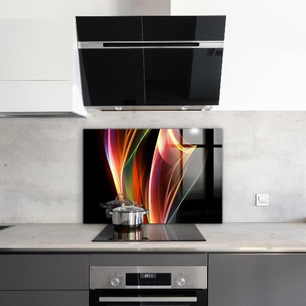 Achterwand keuken Abstractie van energiegolven