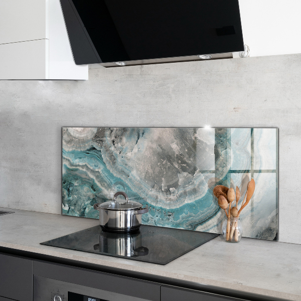 Keuken achterwand glas Abstracte werveling van kleurpatroon