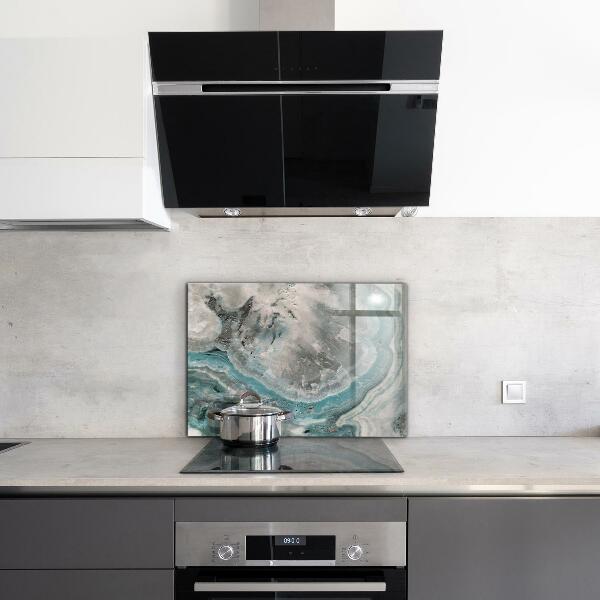 Keuken achterwand glas Abstracte werveling van kleurpatroon