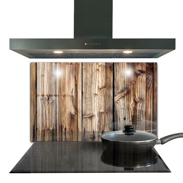 Achterwand keuken Oud eikenhout