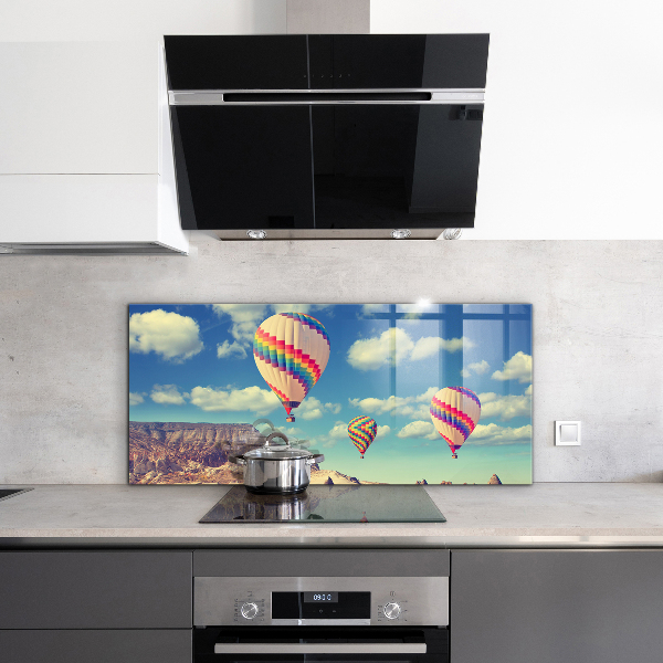 Keuken achterwand glas Cappadocië Ballonnen Turkije