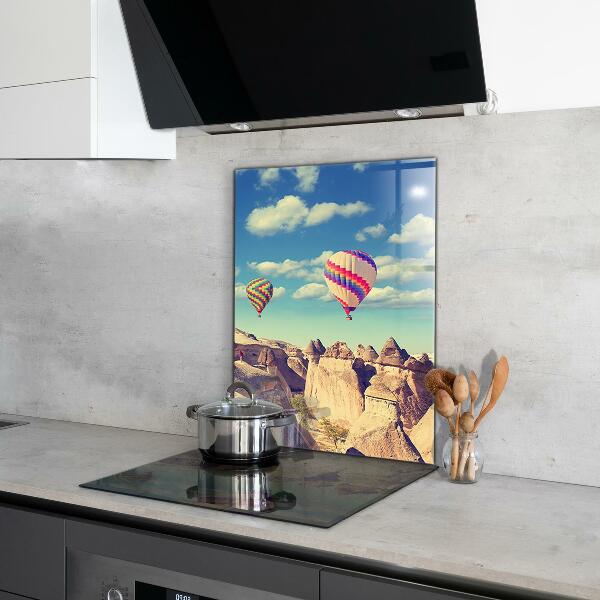 Keuken achterwand glas Cappadocië Ballonnen Turkije