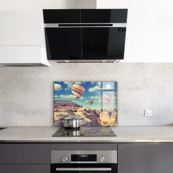 Keuken achterwand glas Cappadocië Ballonnen Turkije