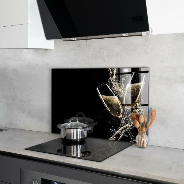 Achterwand keuken Champagneavondtoast