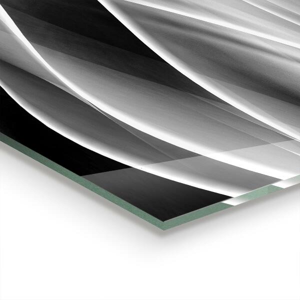 Spatscherm keuken glas Golven Abstractie