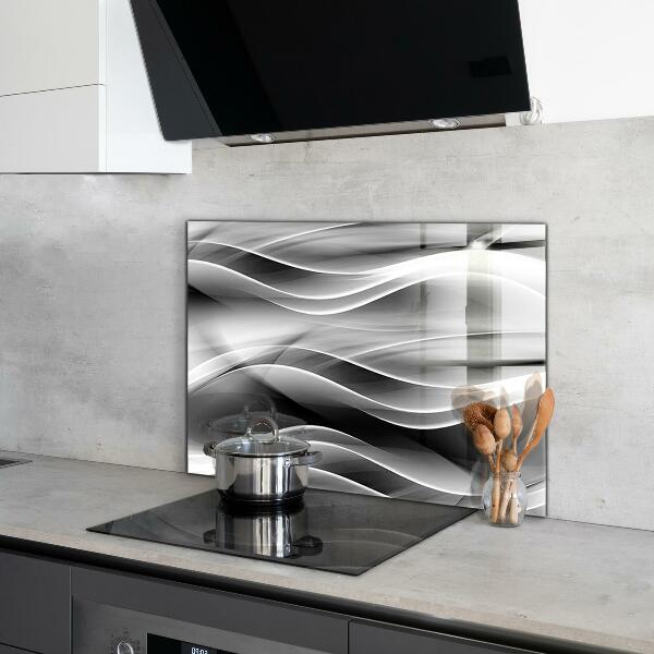 Spatscherm keuken glas Golven Abstractie