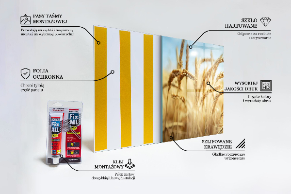 Spatscherm keuken glas Graangeschenken van Moeder Natuur