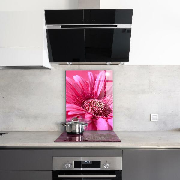 Achterwand keuken Roze bloemdetails Natuur
