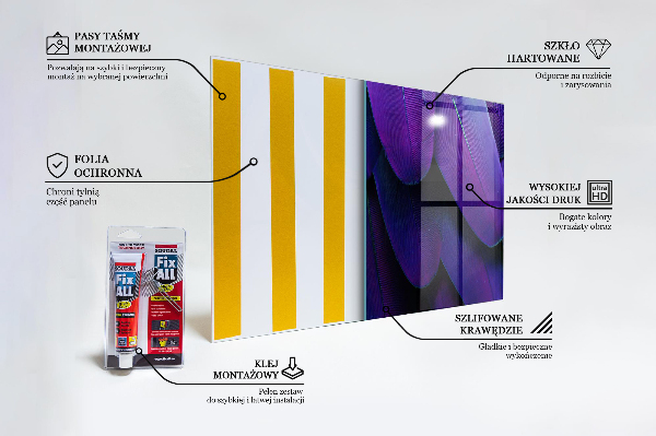 Foto achterwand keuken Exotische vogelveren