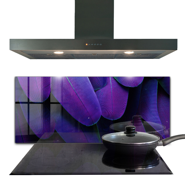 Foto achterwand keuken Exotische vogelveren